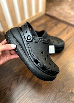 Женские кроксы classic crush black