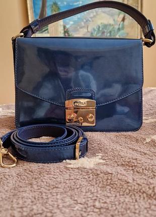 Кожаная сумка furla metropolis