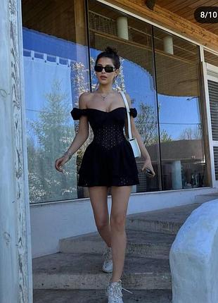 Кукольное платье-комбез из батиста