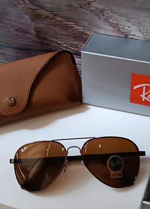 Брендові окуляри ray ban aviator. нові . на широке обличчя