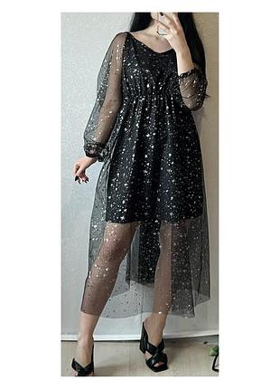 Актуальное платье, блестящее платье, стильное, модное