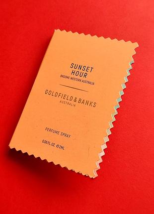 Goldfield & banks sunset hour парфюм унисекс 2 ml (оригинал)