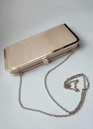 Стильна лакова сумка клатч accessorize