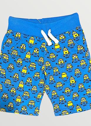 Шорты minions на байке шорты из чистого хлопка