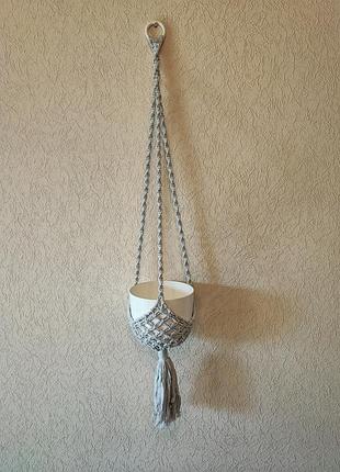 Кашпо підвісне, макраме, 2 шт 2