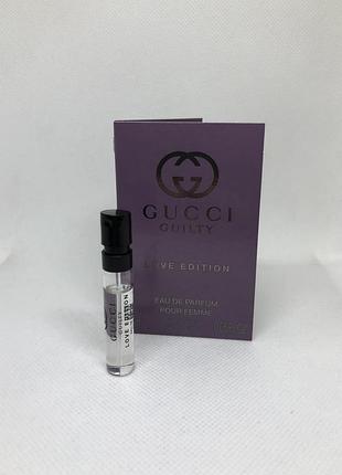 Оригінал пробник парфумована вода gucci guilty love edition pour femme