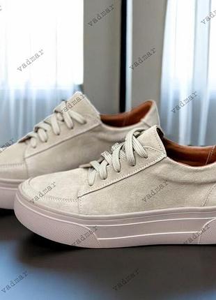 36-41 рр кроссовки, кеды на платформе натуральная кожа/замша бежевый, белый, черный, леопард