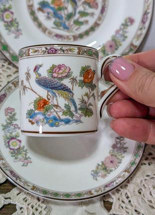 Кофейные тройки, kutani crane, wedgwood3 фото
