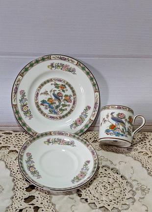 Кофейные тройки, kutani crane, wedgwood5 фото