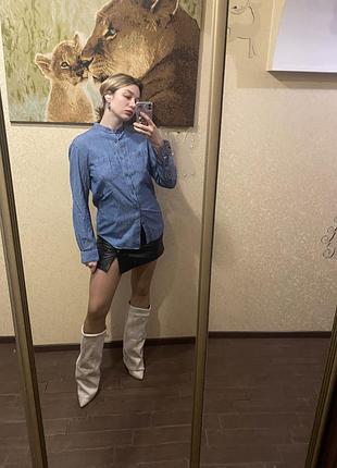 Базова джинсова сорочка ostin