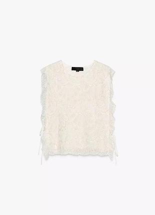 Топ жіночий бежевий zara new