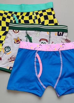 Труси боксери primark 6-7 років 122 см 3 шт.