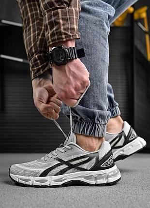 Мужские кроссовки gel white/black
