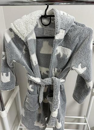 Плюшевый халат primark