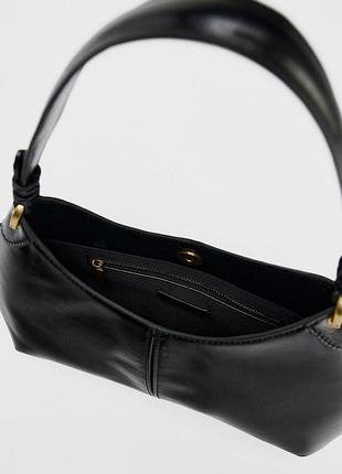 Овальная сумка на плечо zara 4