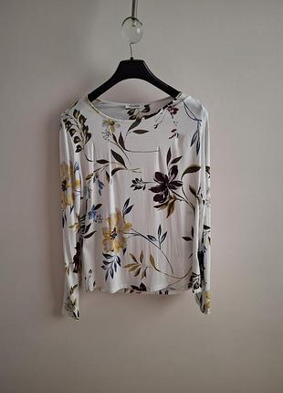 Брендовый лонгслив в цветочный принт p.s,m, marks &amp;spencer 4