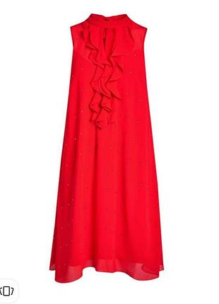 Роскошное платье со стразами свободного кроя #837#