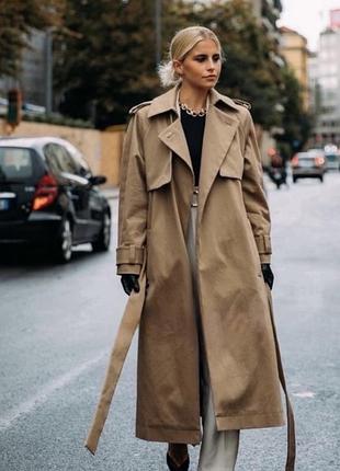 Must have! новинка! невероятно стильный тренч, плащ zara.
