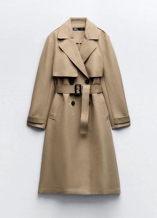 Must have! новинка! невероятно стильный тренч, плащ zara.2 фото