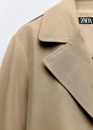 Must have! новинка! невероятно стильный тренч, плащ zara.5 фото