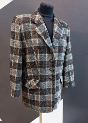 Стильный пиджак шерсть+ альпака sandro /cos / marc aurel / guess / polo / massimo dutti/