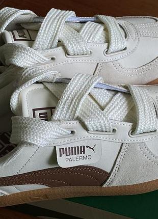 Кросівки puma palermo lth оригінал white brown