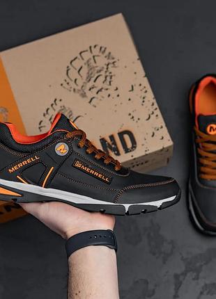 Чоловічі шкіряні кросівки merrell  orang
