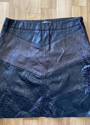 Шкіряна спідниця мініпід рептилію розміру хс