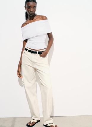 Топ, футболка с открытыми плечами