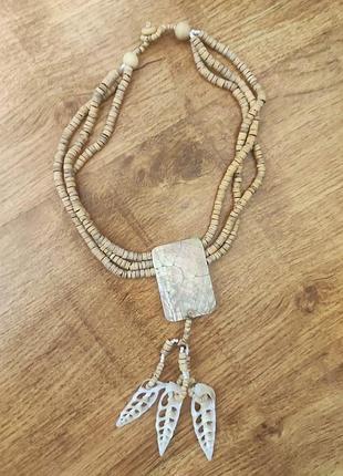 Намисто в стилі бохо,біжутерія