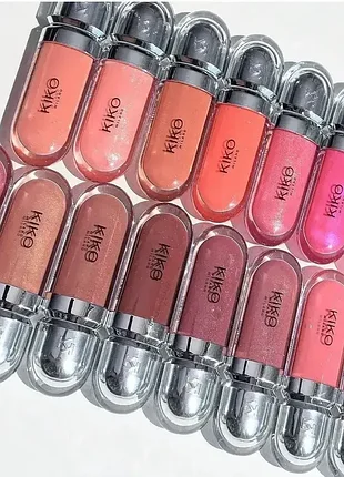 Блиск для губ kiko milano 3d hydra lipgloss original