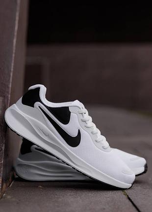Кроссовки nike tanjun white black