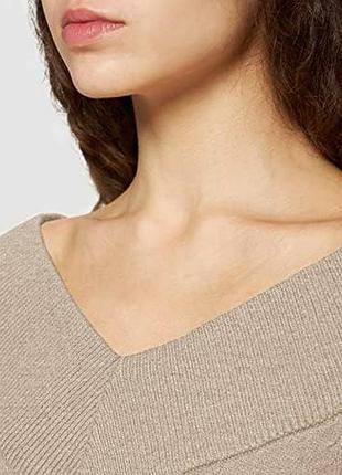 Бренд jacqueline de yong, женский джемпер, свитер с v образным вырезом.