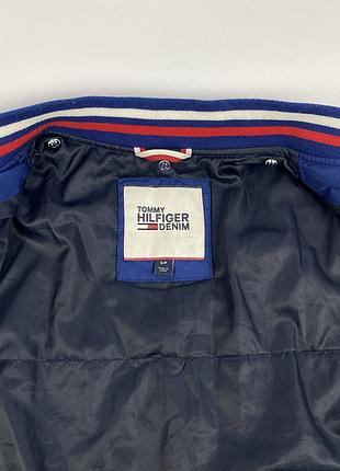 Куртка бомбер tommy hilfiger синя 6