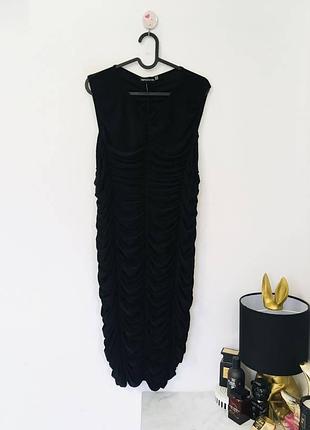 Чорне плаття батал prettylittlething