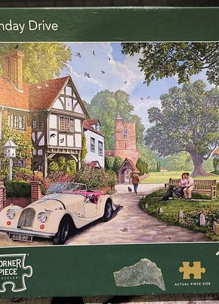 Пазл 1000 елементів corner piece sunday drive англія