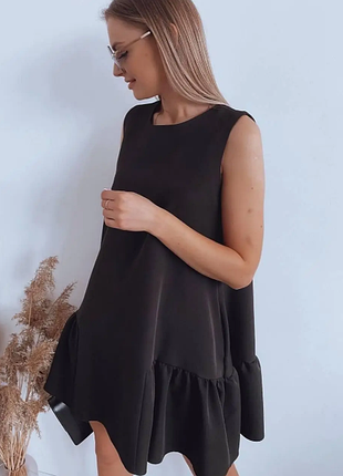 Женское летнее платье с рюшей  42-44 44-46 rin862-350iве