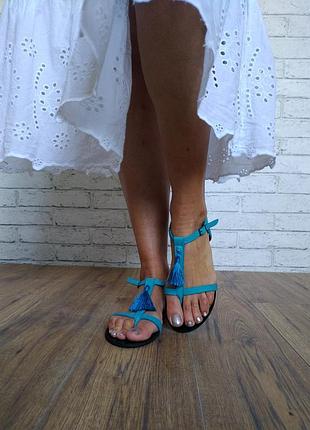 Босоніжки з натуральної шкіри gemo