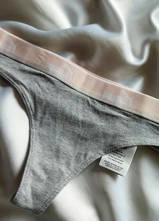 Хлопковые трусики стринги с эластичным поясом puma