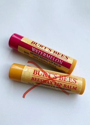 Бальзам для губ burtʼs bees 🐝 із бджолиного воску, кавун