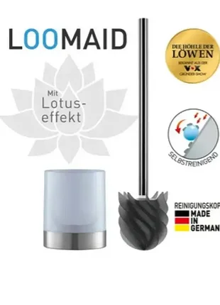 Силиконовая туалетная щетка (орж) для унитаза loomaid