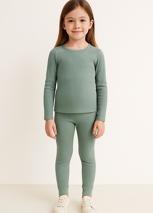 Arket хлопковые леггигсы в рубчик для девочки 8-10 р 134-140 см