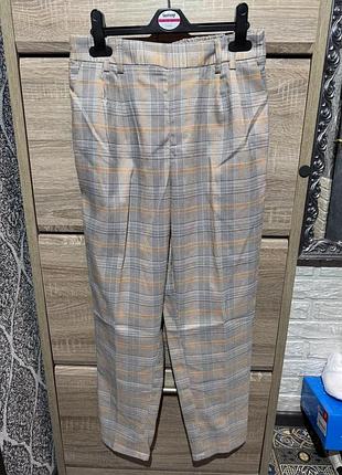Брюки брюки в клетку sinsay ггм 38