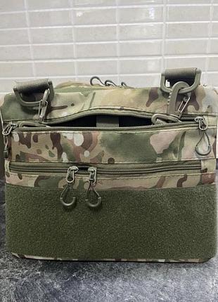 Сумка для зброї через плече мультикам тактична з кобурою