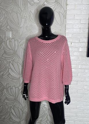 Ажурна кофта джемпер monari, xxxl