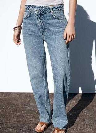 Джинси жіночі висока посадка zara new