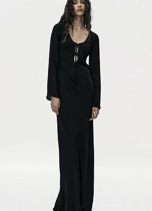 Сукня zara плаття відкрита спинка