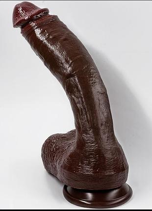 Двошаровий силіконовий натуральний член 27см