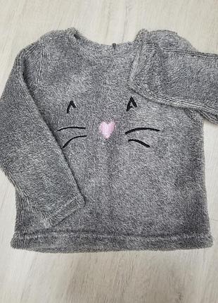 Теплая кофта для девочки