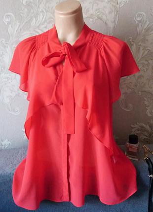 Блуза бохо, красная, warehause, m